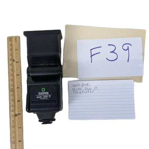 SUNPAK Thyristor auto 244D Camera Flash attachment  57d - Picture 10 of 10